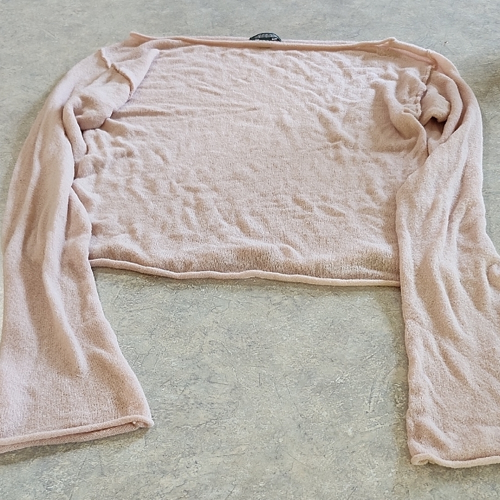 Soft Pink Long Sleeve Sweater